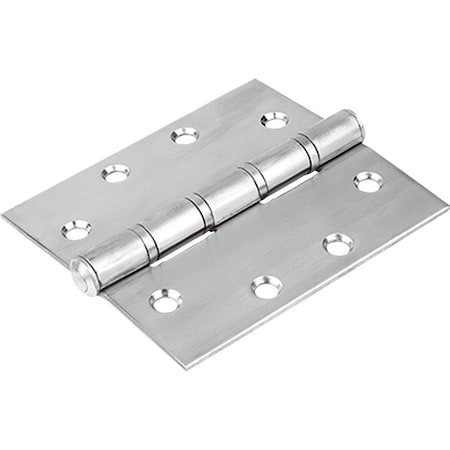 Kipp Hinge Screw On Form:B 100X114, Stainless Steel Matt Polished, Comp:Stainless Steel, A1=24, A2=24, K1349.07502424